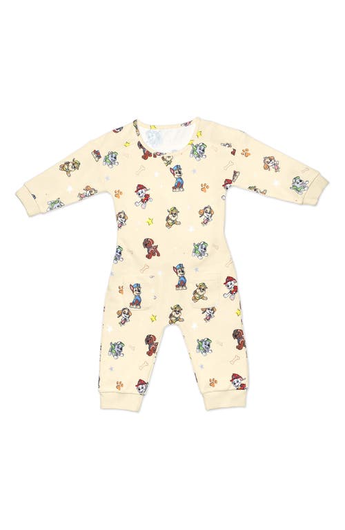 Shop Bellabu Bear X Paw Patrol Fitted One-piece Pajamas In Beige