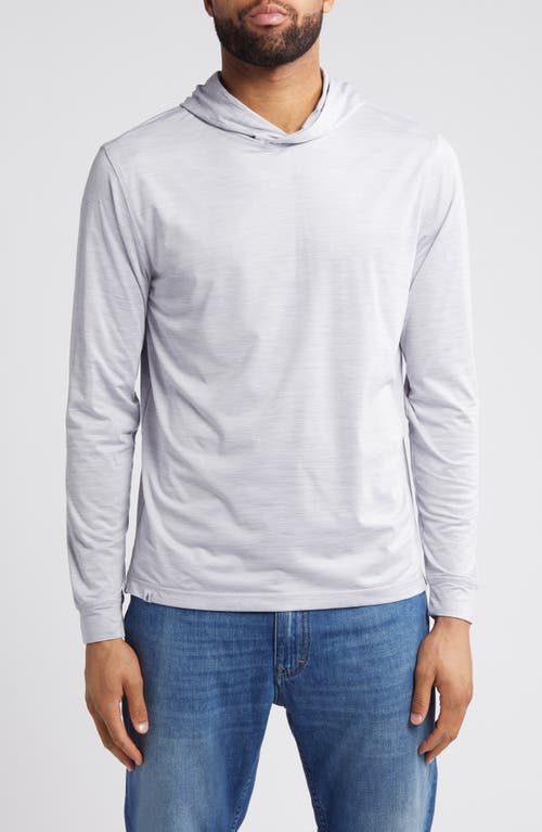 Talon PREP-FORMANCE Long Sleeve Hooded T-Shirt in Light Gray