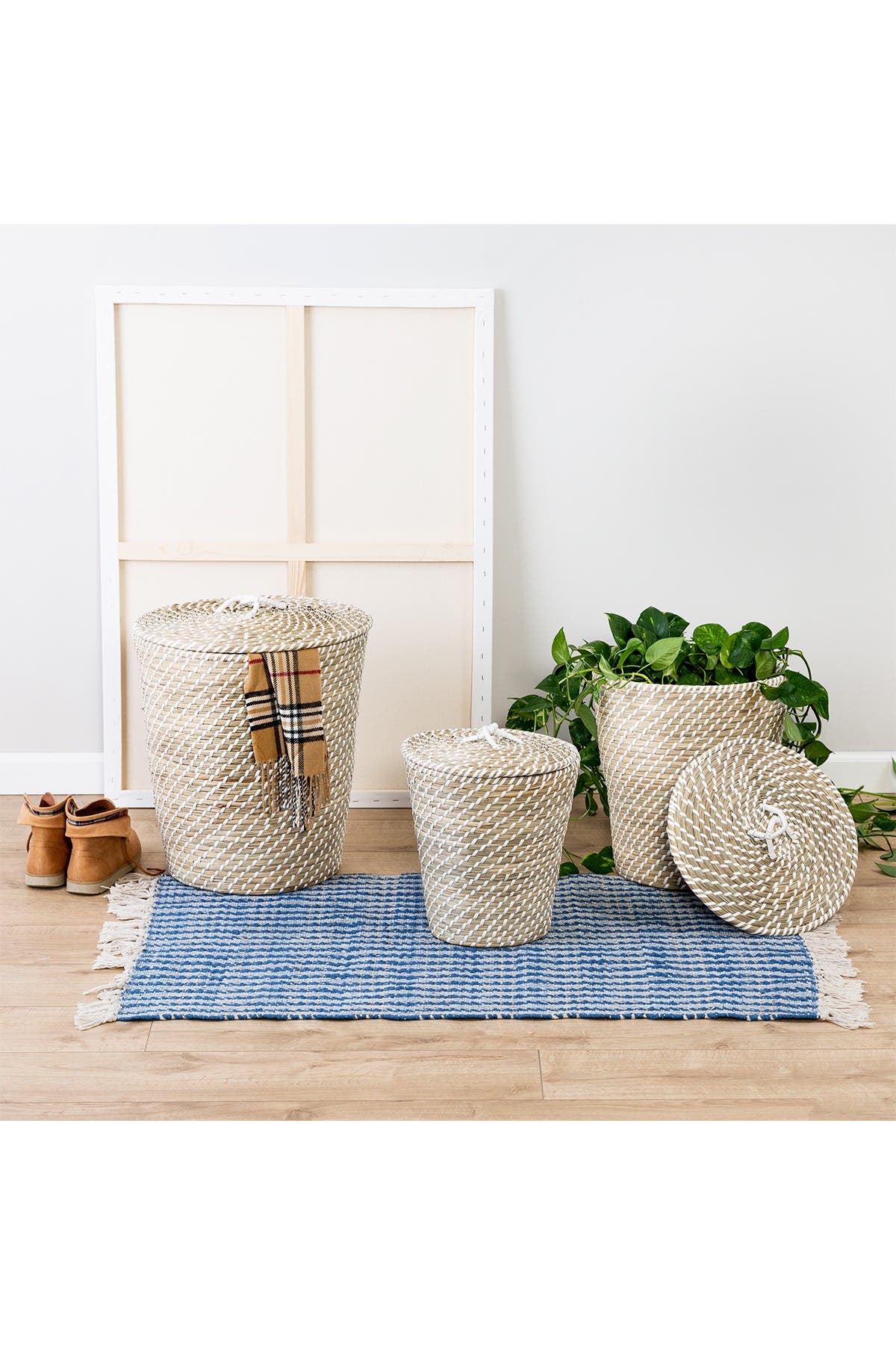 HONEYCANDO Seagrass Baskets Set of 3 Nordstromrack