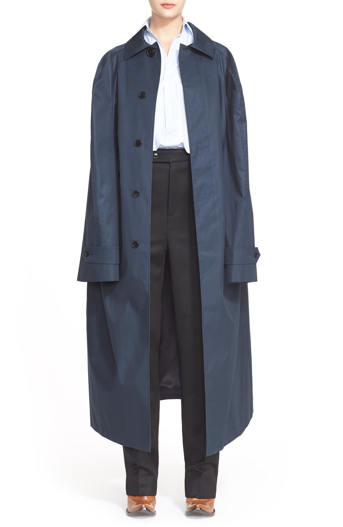 Vetements Oversize Cotton Twill Trench Coat Nordstrom