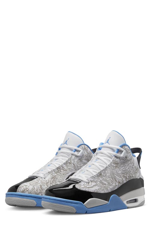 Shop Jordan Air  Dub Zero Sneaker In White/blue/black