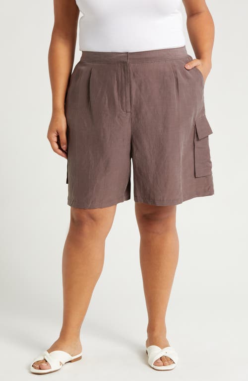 Nordstrom Utility Shorts Grey Plum at Nordstrom,