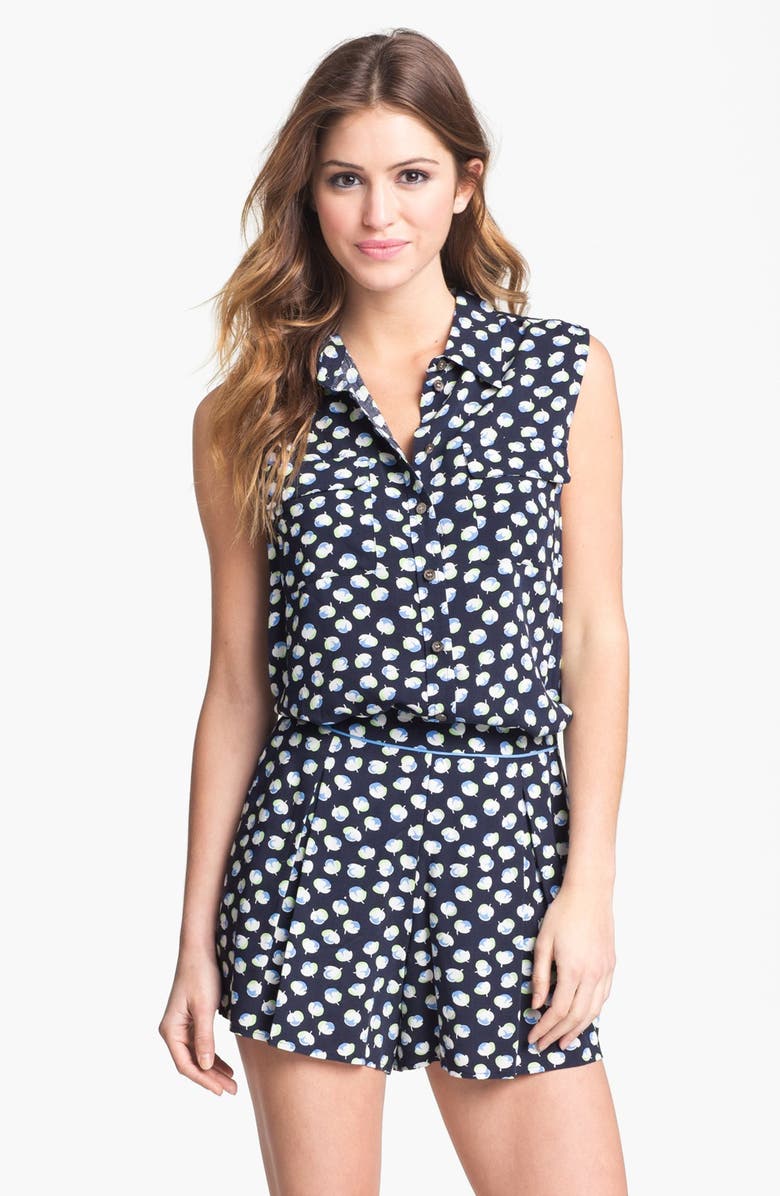 Two by Vince Camuto Sleeveless Floral Shirt | Nordstrom