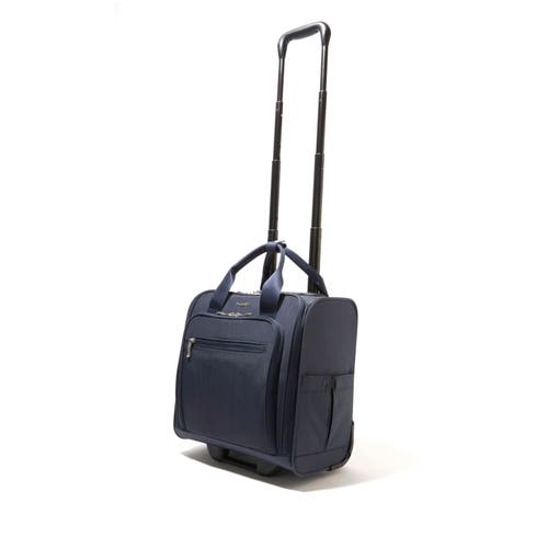 Baggallini 2 Wheel Underseater Carry On Luggage In French Navy