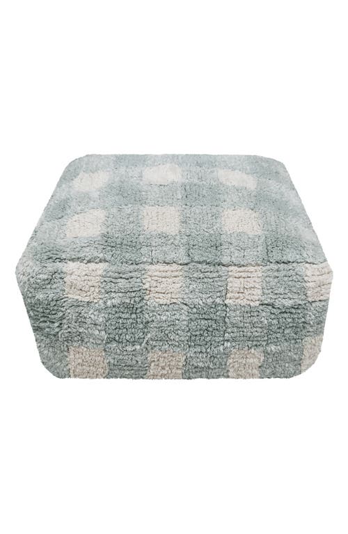 Lorena Canals Vichy Pouf in Blue Sage at Nordstrom