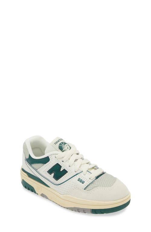 New Balance 550 Basketball Sneaker In Marsh Green/sea Salt