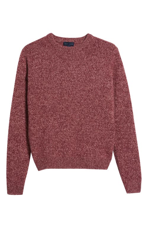 Shop Scott Barber Marled Cashmere Sweater In Port Marl