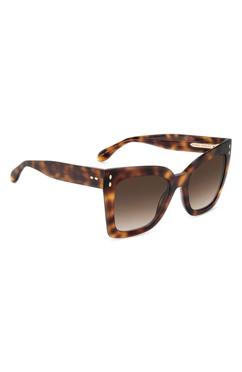 Isabel Marant 53mm Butterfly Sunglasses In Brown