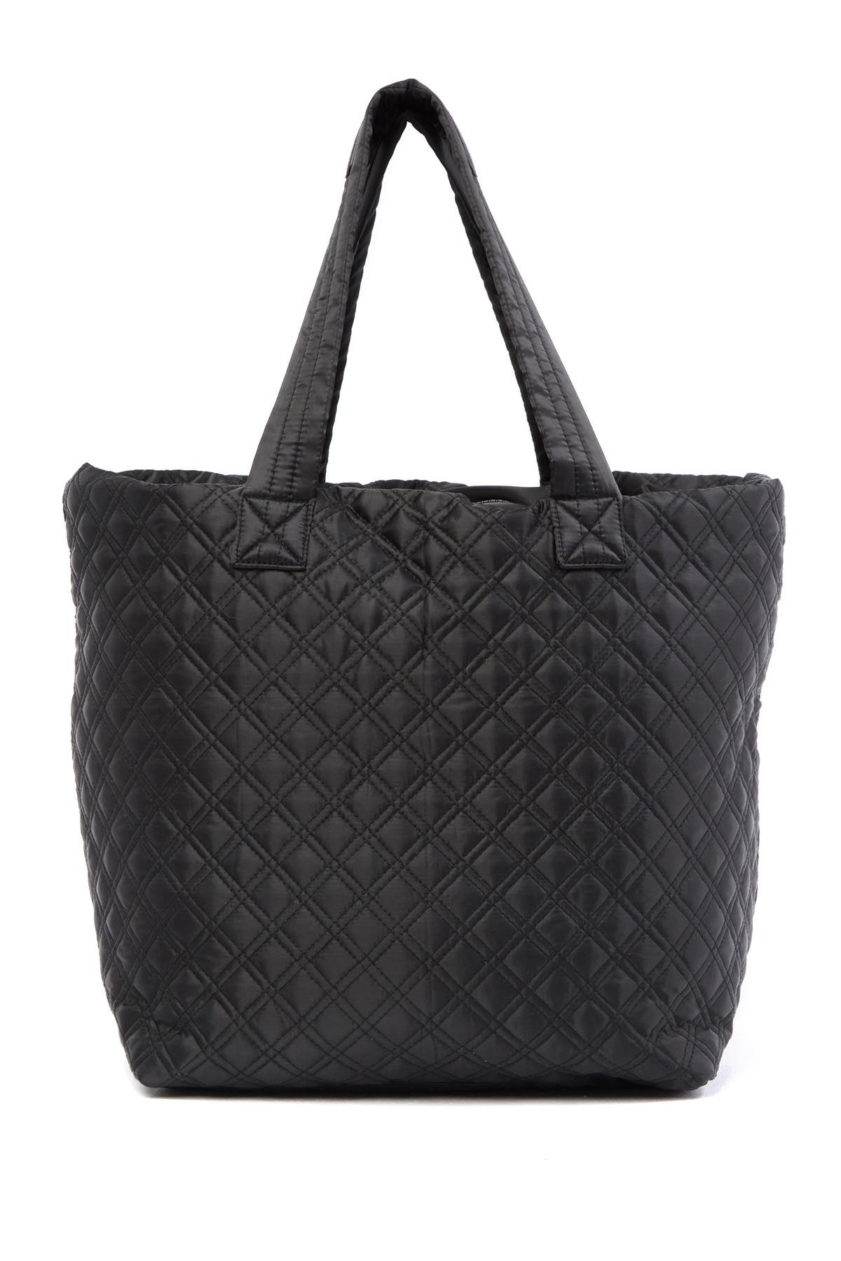 sondra roberts puffer tote quilted nylon