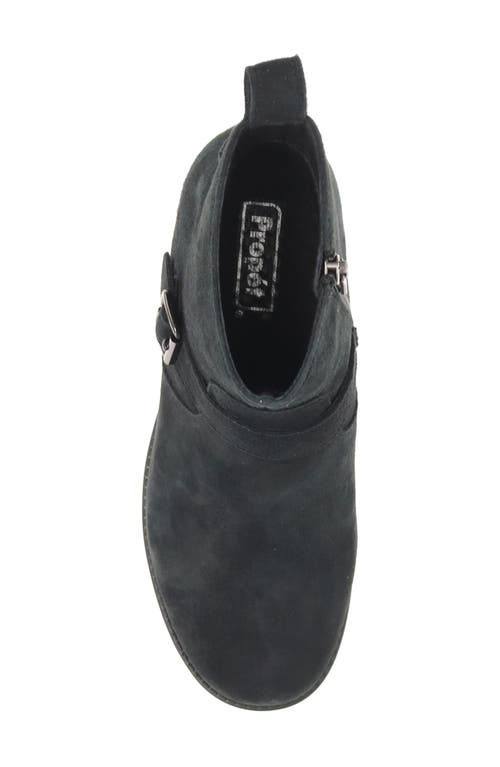 Propét Memphis Zip Bootie In Black Suede