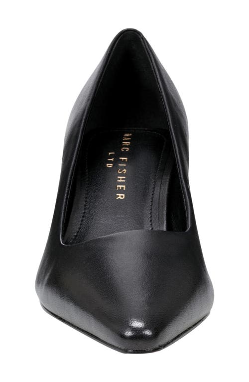 Shop Marc Fisher Ltd Kendri Pointed Toe Kitten Heel Pump In Black