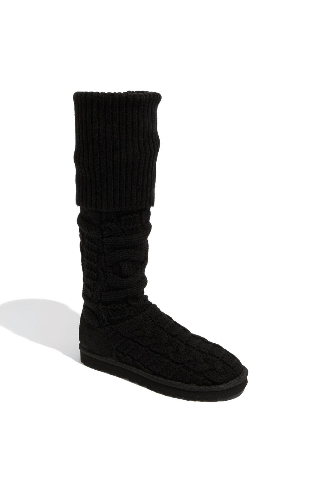 ugg twisted cable knit boots