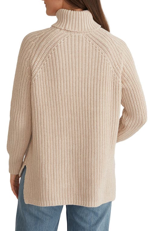 525 Stella Cotton Turtleneck Sweater In Wheat
