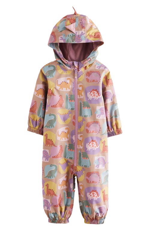 Shop Next Kids' Dino Waterproof Puddle Suit In Pink