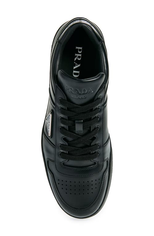 Shop Prada Downtown Sneaker In Nero