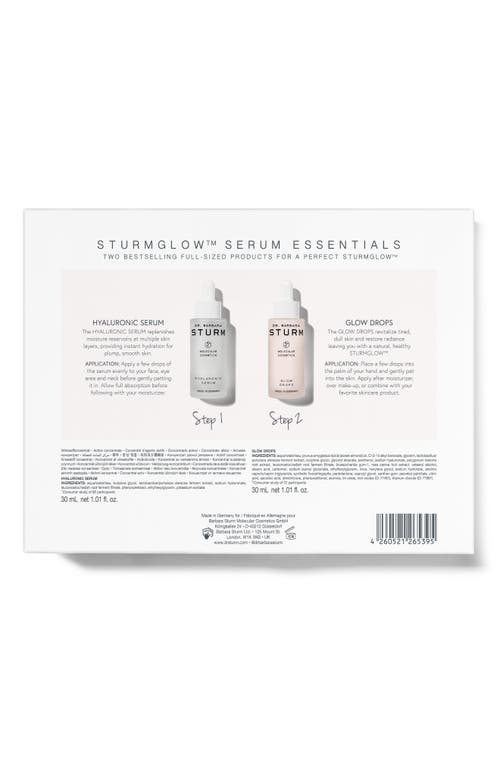 Dr Barbara Sturm Dr. Barbara Sturm Sturmglow™ Serum Essentials Set (nordstrom Exclusive) $485 Value In No Color