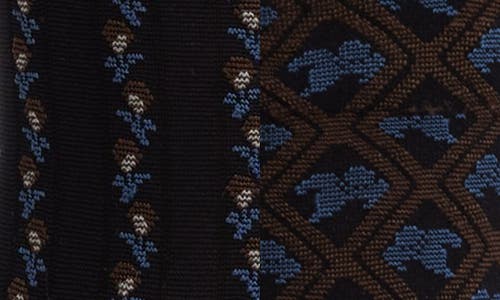 OROBLU OROBLU TINY PATTERNS ASSORTED 2-PACK CREW SOCKS