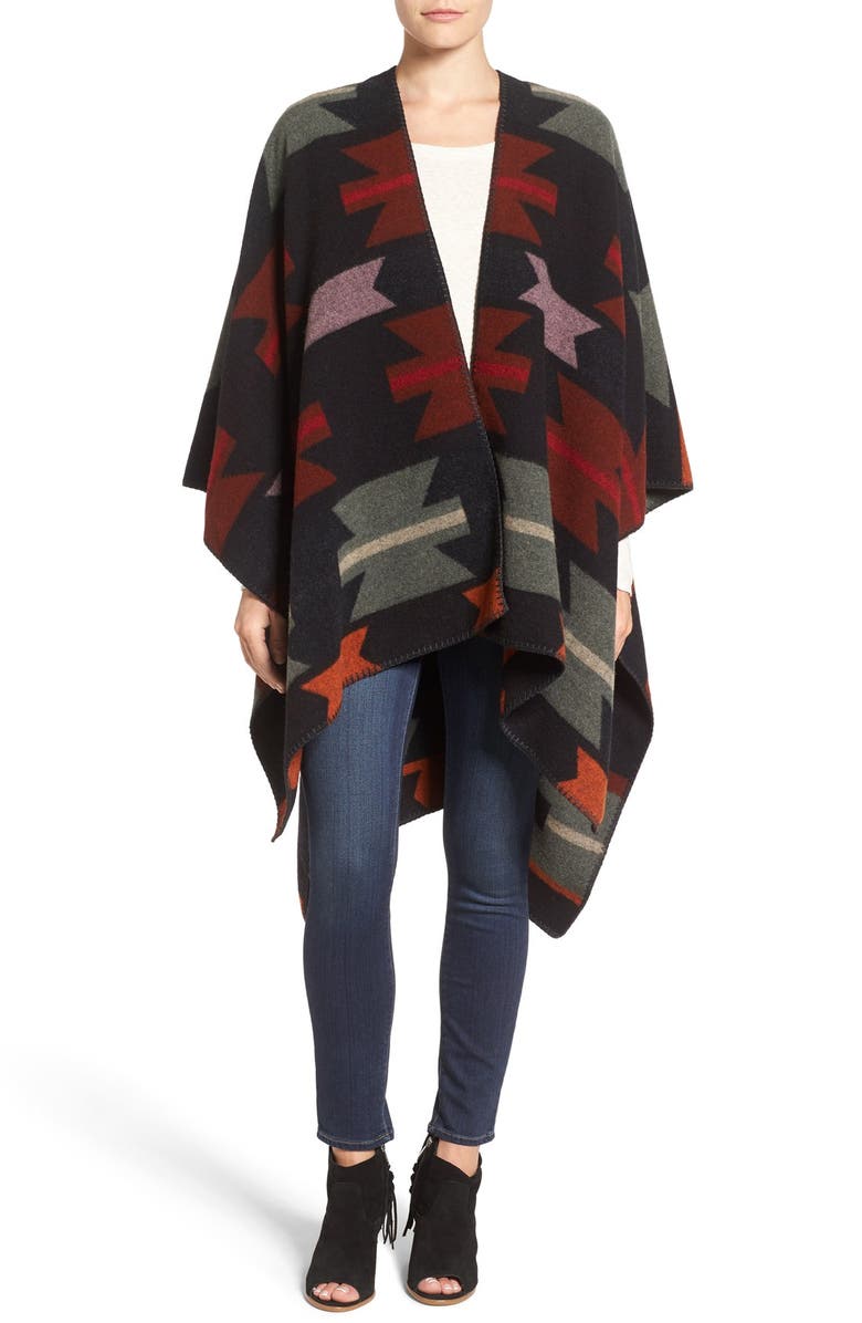 Woolrich 'Forest Ridge' Wool Poncho | Nordstrom