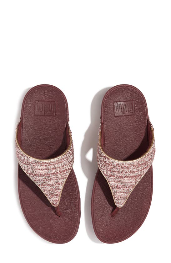 FITFLOP FITFLOP LULU SHIMMERWEAVE FLIP FLOP