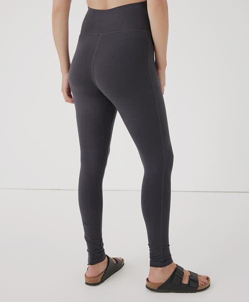 Shop Pact Maternity On The Go-to Legging Made With Organic Cotton In Storm