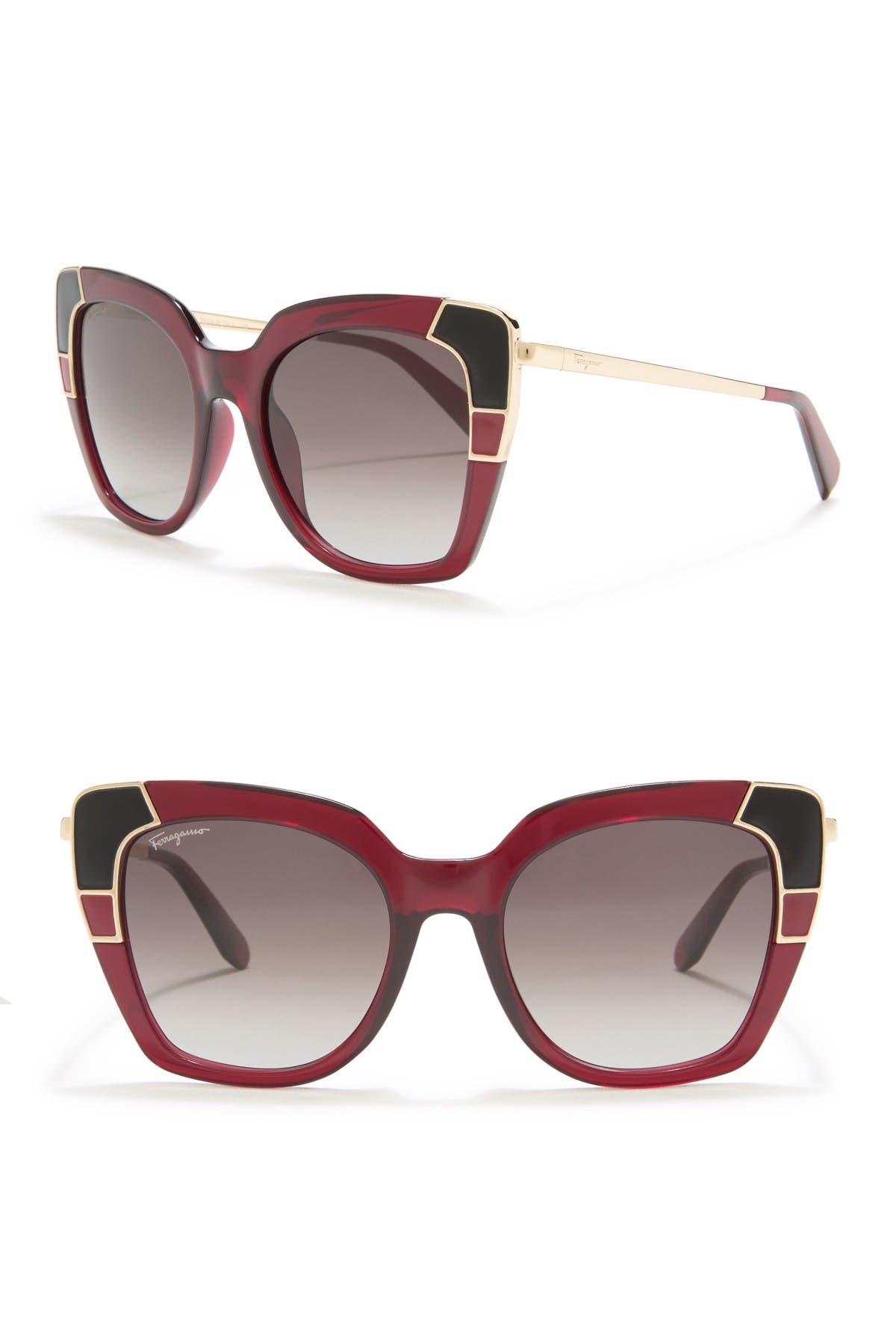 salvatore ferragamo cat eye sunglasses