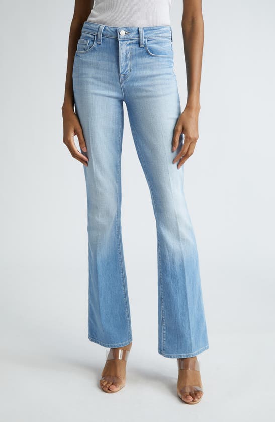 Shop L Agence Selma Sleek High Waist Bootcut Jeans In Bayview