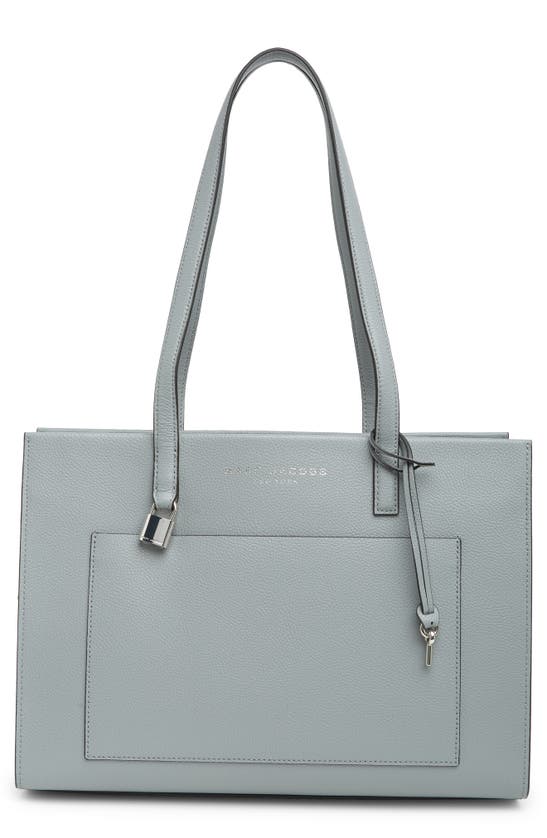 MARC JACOBS MARC JACOBS LEATHER WORK TOTE BAG