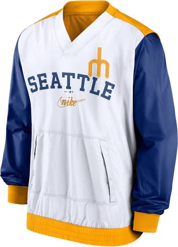 Nike Men's Navy Seattle Mariners Alternate Logo Club Pullover