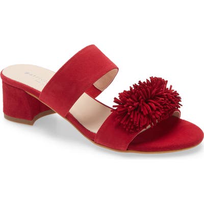 Patricia Green Fiesta Block Heel Sandal- Red