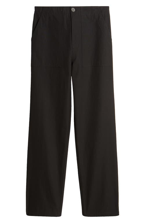 Shop Frame Patch Cotton Traveler Chino Pants In Black