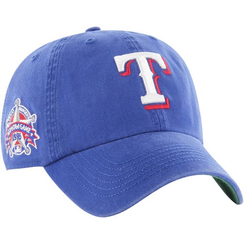 Men's '47 Royal Texas Rangers Sure Shot Classic Franchise Fitted Hat