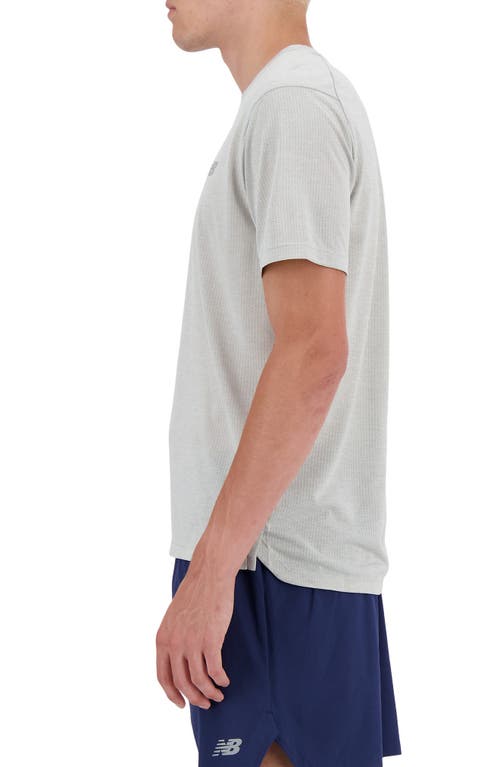 New Balance T-shirt Athletics Cotton Grigio In Athletic Grey