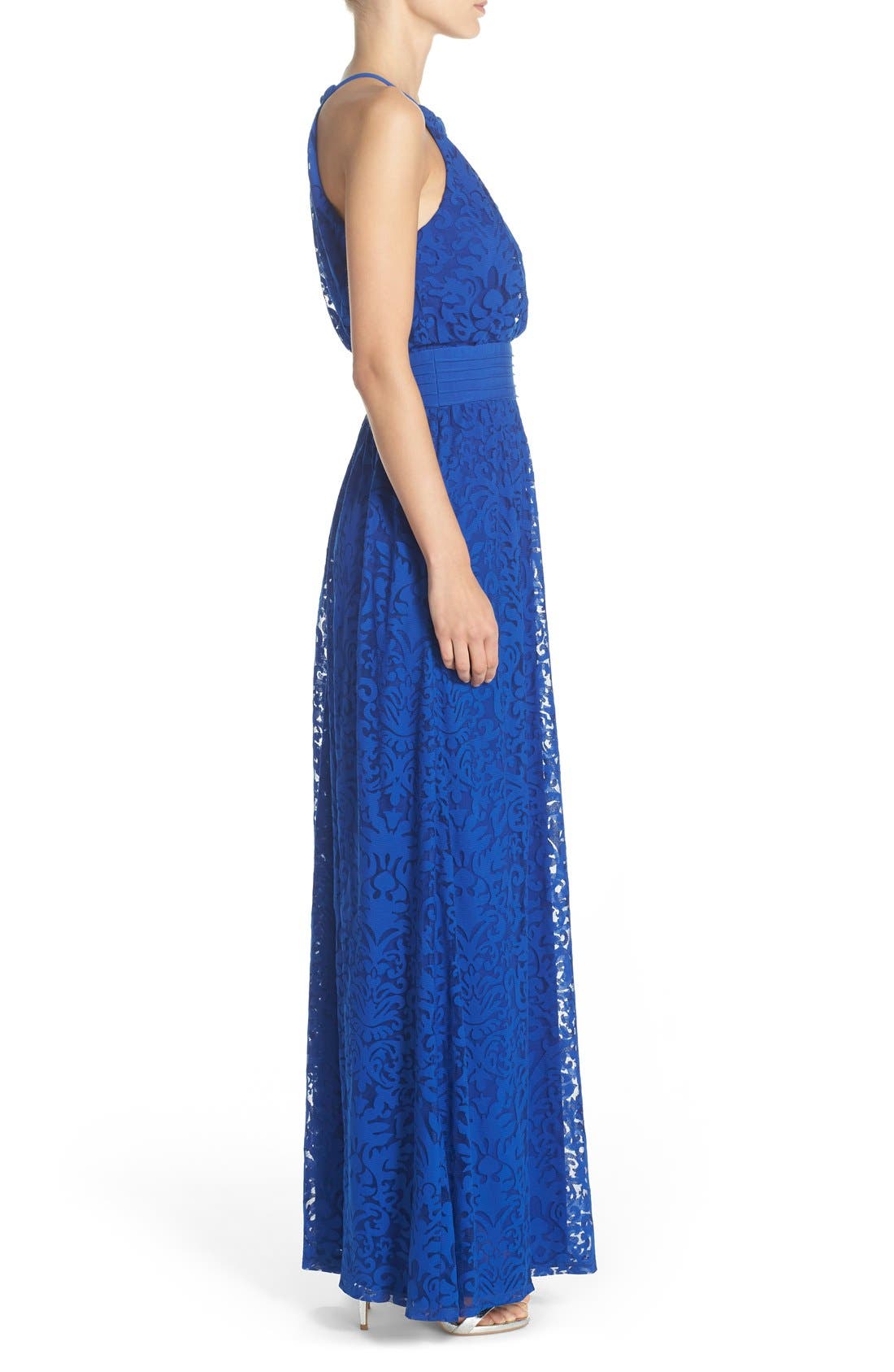 Maggy London Lace Halter Maxi Dress | Nordstrom