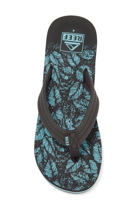 Shop Reef Kids' Ahi Flip Flop In Aquifer Palm