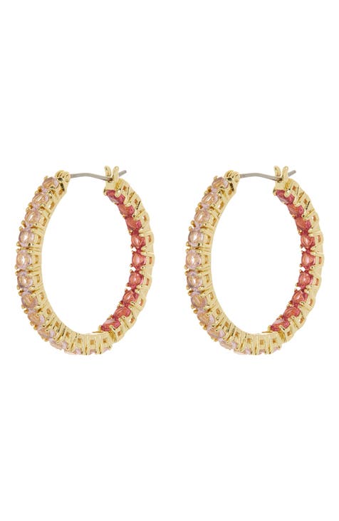 CZ Hoop Earrings