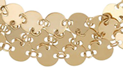 LANA LANA CHAIN MAIL 3-ROW NECKLACE