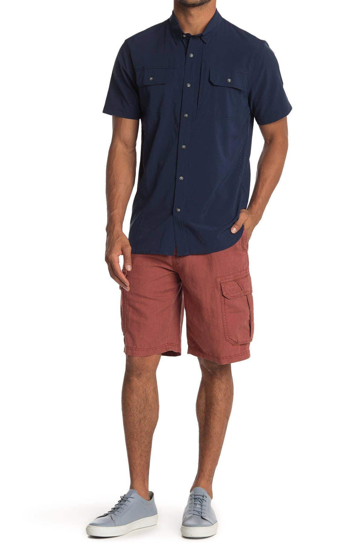 union denim cargo shorts