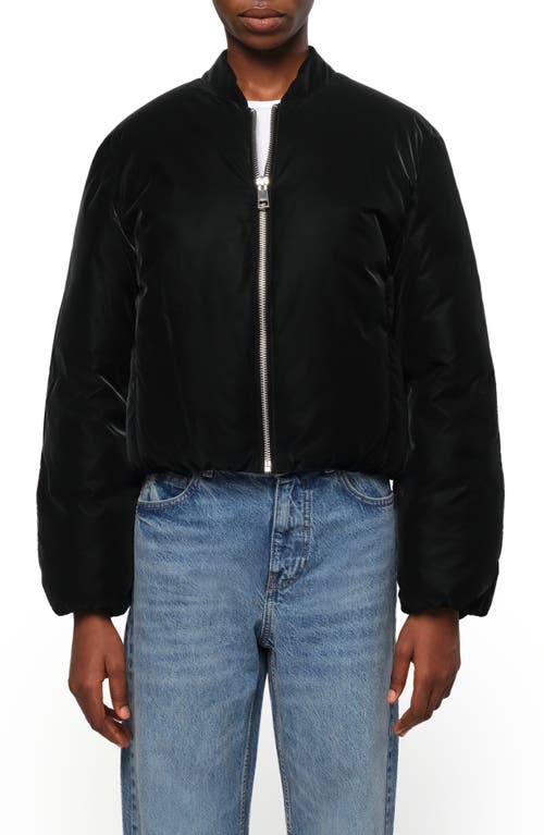 Shop Apparis Leni Padded Bomber Jacket In Noir