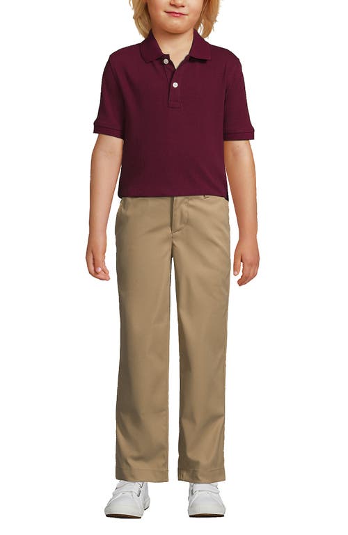 LANDS' END LANDS' END SCHOOL UNIFORM KIDS SHORT SLEEVE MESH POLO SHIRT