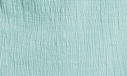 Max Studio Textured Side Gather Top In Laguna