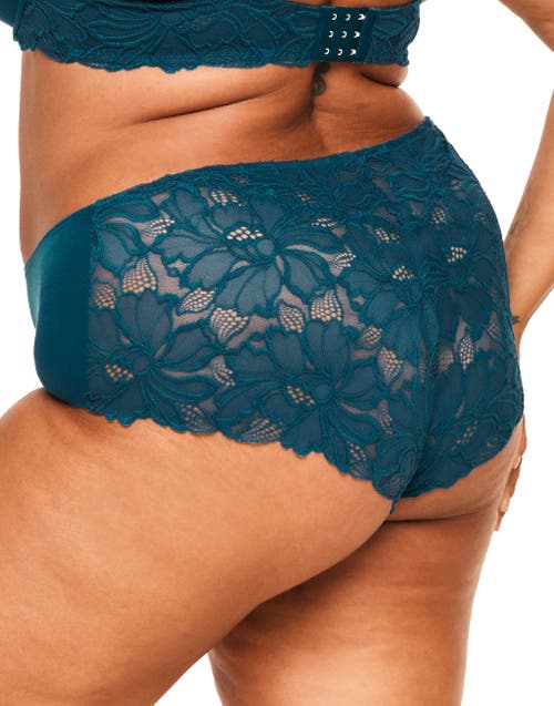 Shop Adore Me Teagan Shortie Panties In Dark Green