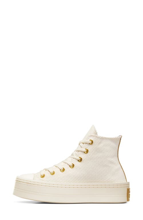 Shop Converse Chuck Taylor® All Star® Modern Lift High Top Sneaker In Egret/trek Tan