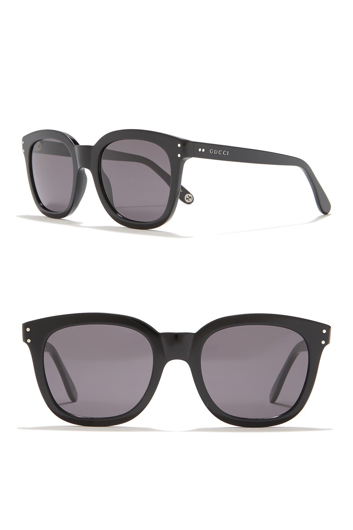 gucci 50mm square sunglasses