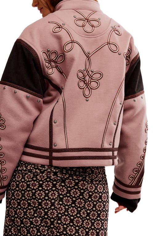 FREE PEOPLE FREE PEOPLE BOY BAND BOMBER JACKET