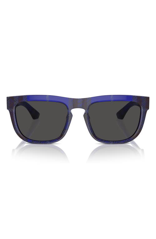 Burberry 56mm Square Sunglasses In Blue