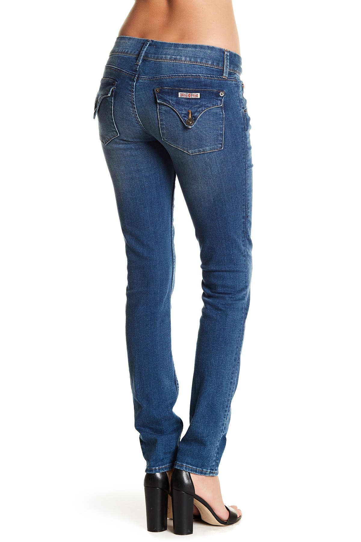 womens skinny jeans with back flap pockets