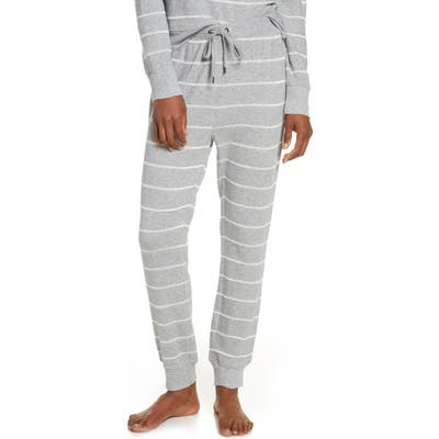 Splendid Crop Jogger Pajama Pants, Grey