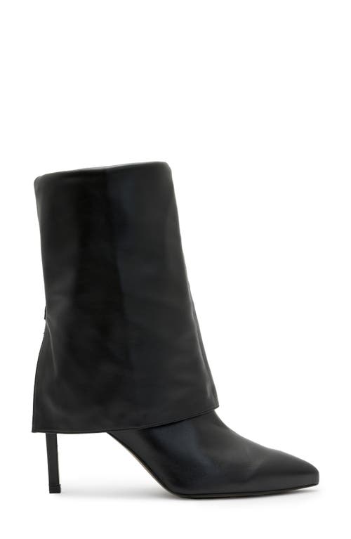 Shop Allsaints Odyssey Foldover Cuff Boot In Black