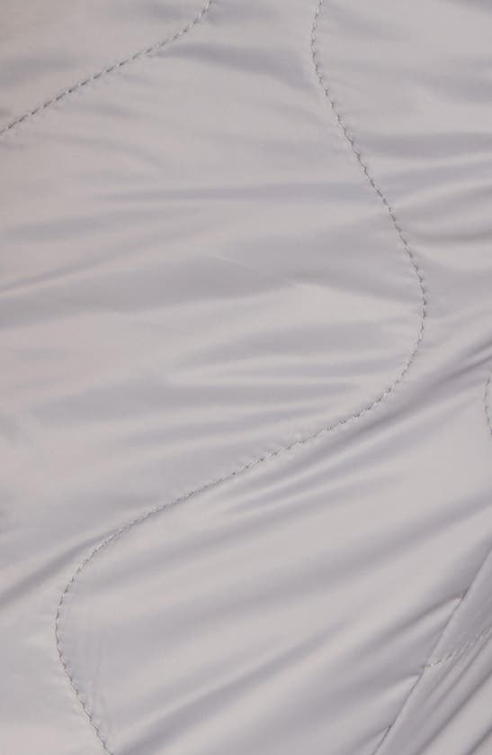 Coney Island Picnic Alpine Slopes Quilted Wide Leg Cargo Pants In Sleet