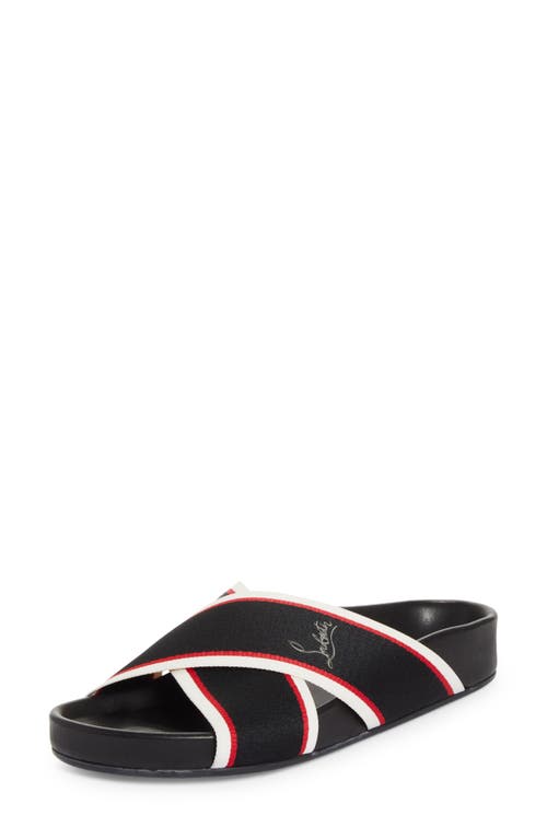 Hot Cross Bizz Slide Sandal in Version Black